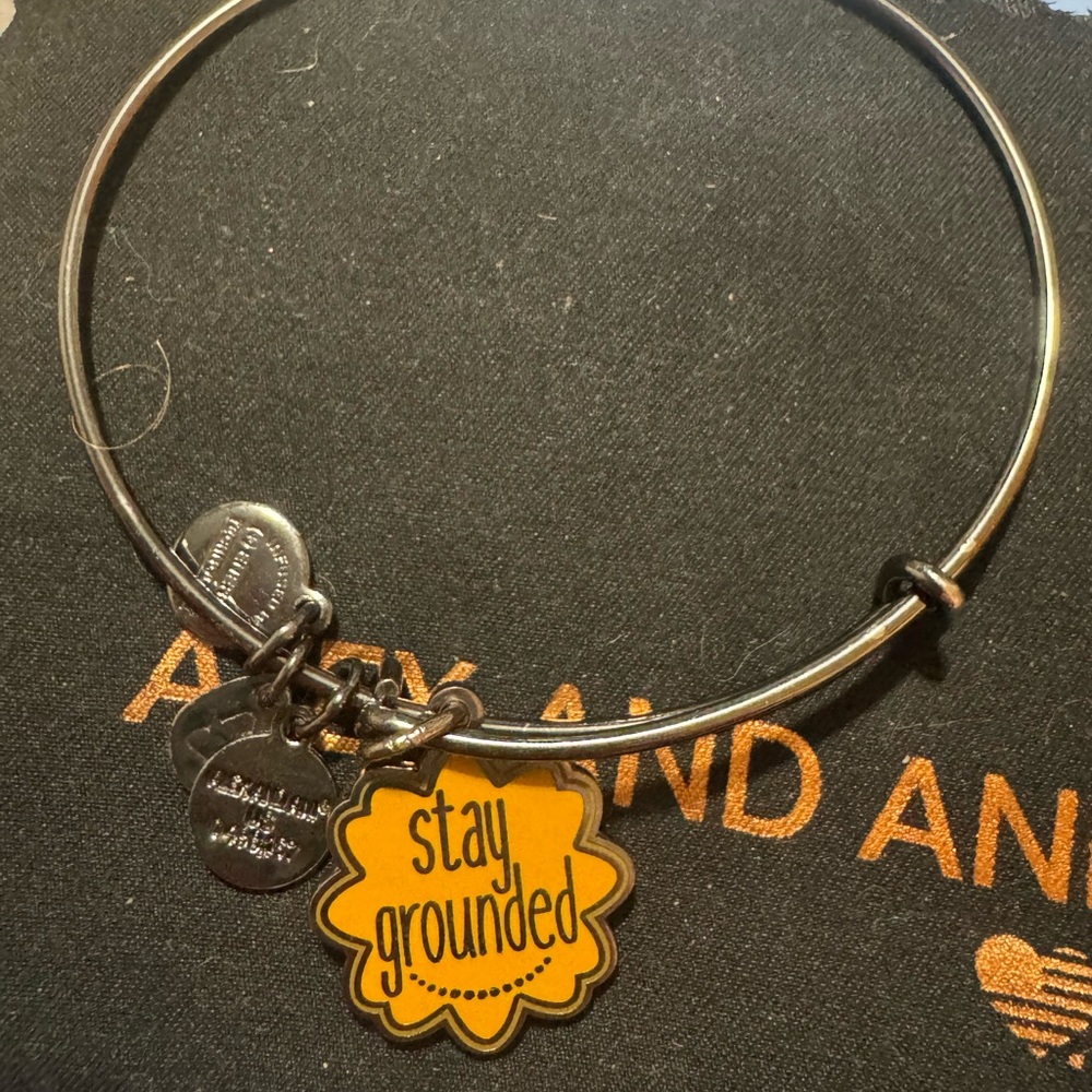 Alex and Ani Stay Grounded Charm Bracelet